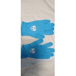 Custom Nitrile Gloves Factory - OEM Printing Logo Pattern Disposable