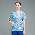 Printed Scrubs Factory - OEM Men Women Hospital Cotton Top Wholesale