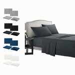 Microfiber Bedding Set Factory - OEM 3pcs 4pcs Flat Fitted Sheet Set