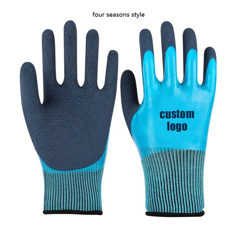 Waterproof Work Gloves Factory - OEM Double Layer Oil Resistant Anti Slip