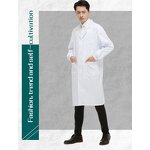 Lab Coat Factory - OEM Unisex White Gown Doctor Nurse Work Uniform