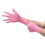 Nitrile Gloves Factory - OEM 3mil Light Pink Powder Free Tattoo Glove