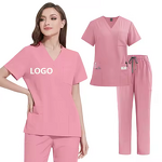Medical Scrubs Manufacturer - OEM Short Spandex Jogger Hospital Uniform
