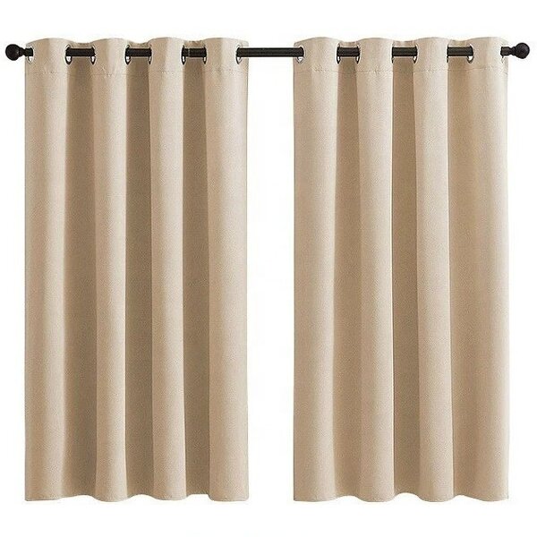 Black Silk Curtains Factory - OEM Double-side Antiglare Lightproof Custom