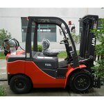 LPG Forklift Manufacturer - OEM 8000lb Triple Mast Pneumatic