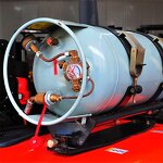 LPG Forklift Manufacturer - OEM 8000lb Triple Mast Pneumatic