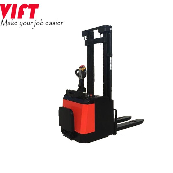 Battery Pallet Stacker Manufacturer - OEM 1000kg 2.5M Walkie Operation