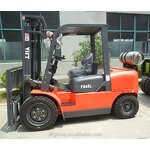 LPG Forklift Manufacturer - OEM 8000lb Triple Mast Pneumatic