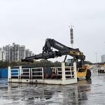 Electric Reach Stacker Factory - OEM LRSE4531E Model CE Certified