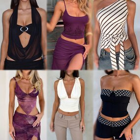 Women's Tops Manufacturer - Wholesale Solid Color Crop Tops