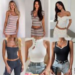 Women's T-Shirts Supplier - Wholesale Printed Soft Plain Tops