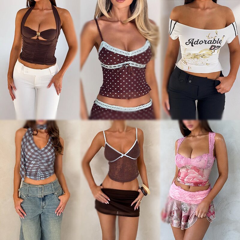 Used Women's Tops Manufacturer - Wholesale Fashion Crop Tops