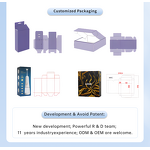 Electric Toothbrush Manufacturer - OEM Wireless 6 Blue Lamp