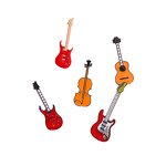 Metal Brooch Factory - Custom Cartoon Guitar Jewelry Manufacturer