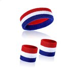 Cotton Sweatband Set Factory - Rainbow Headband Wristbands Wholesale