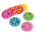 Drink Markers Factory - Colorful Orange Silicone Wine Glass Tags