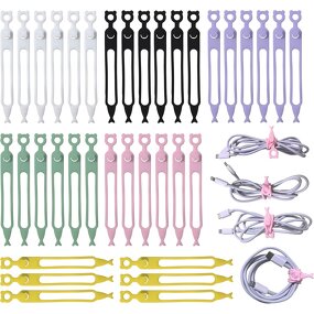 Cable Organizer Factory - Reusable Silicone Elastic Straps