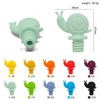 Wine Stopper Supplier - 3D Snail Silicone Bottle Cork Seal