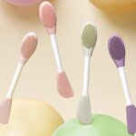 Dual-Ended Facial Brush Factory - Silicone Mask Applicator Spatula
