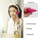 Facial Cleansing Brush Supplier - Flower Shape Wooden Handle Brush