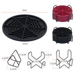 Silicone Coaster Factory - Creative Spider Web Design Cup Mat
