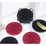 Silicone Coaster Factory - Creative Spider Web Design Cup Mat