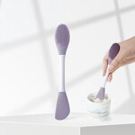 Dual-Ended Facial Brush Factory - Silicone Mask Applicator Spatula