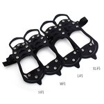 Outdoor Ice Grippers Supplier - 10-Tooth Non-Slip Velcro Crampons