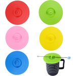 Silicone Cup Lid Factory - Dustproof Spoon Holder Mug Cover