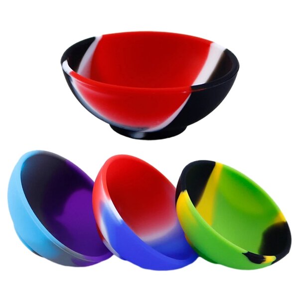 Mini Mixing Bowl Supplier - Custom 67mm Silicone Spice Herb Bowl