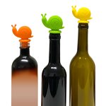 Wine Stopper Supplier - 3D Snail Silicone Bottle Cork Seal