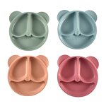 Baby Feeding Plate Factory - Divided Suction Silicone Toddler Tray