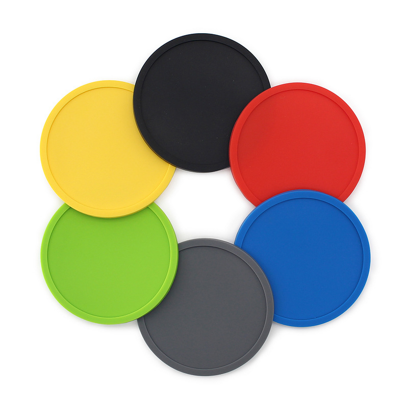 Cup Coaster Manufacturer - 10cm Round Non-Slip Heat Resistant Mat