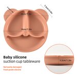 Baby Feeding Plate Factory - Divided Suction Silicone Toddler Tray