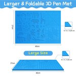 Drawing Pad Supplier - Heat Resistant Non-Slip 3D Pen Mat