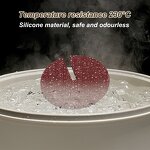 Silicone Coaster Manufacturer - Reindeer Design Heat-Resistant Cup Mat