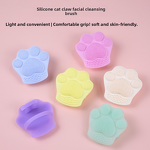 Face Wash Brush Supplier - Cat Claw Design Silicone Cleansing Brush