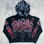 Zip Up Hoodie Factory - Custom Vintage Acid Wash Sweatshirt