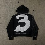 Zip Hoodie Factory - OEM Custom Embroidered Rhinestone Hoodie