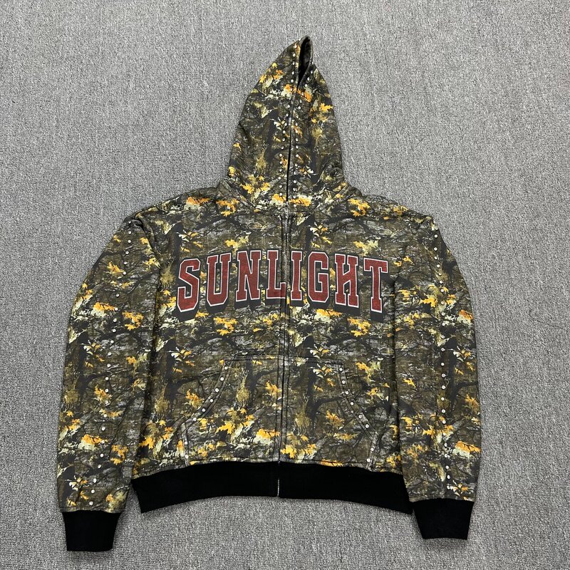 Zip Hoodie Factory - Custom All Over Print Heavyweight Terry Hoodie
