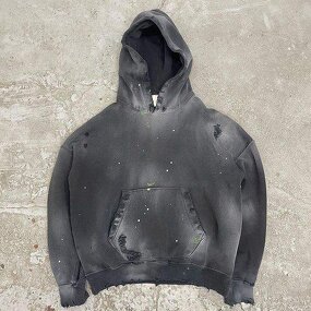 Men's Hoodie Factory - Custom Distressed Heavyweight French Terry