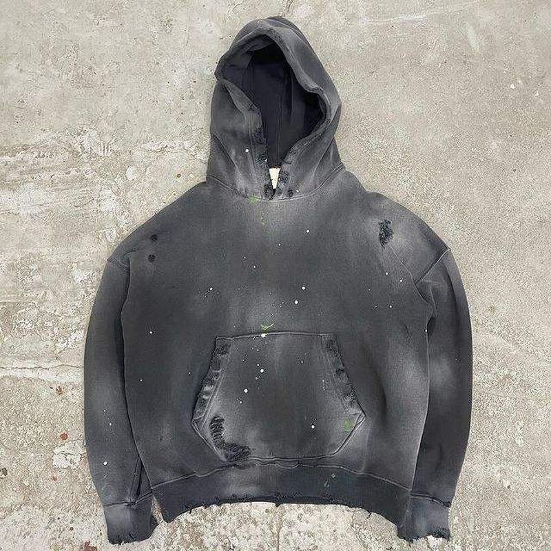 Men's Hoodie Factory - Custom Distressed Heavyweight French Terry