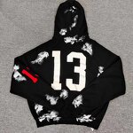 Men's Hoodie Factory - Custom Heavyweight Acid Wash Embroidered Hoodie