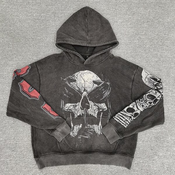 Men's Hoodie Factory - Custom Vintage Heavyweight DTG Streetwear Hoodie