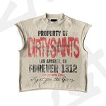 Men's Tank Top Factory - Custom Acid Wash Muscle Shirt
