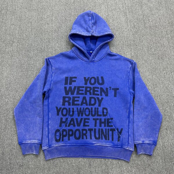 Pullover Hoodie Factory - Custom Acid Wash French Terry Streetwear