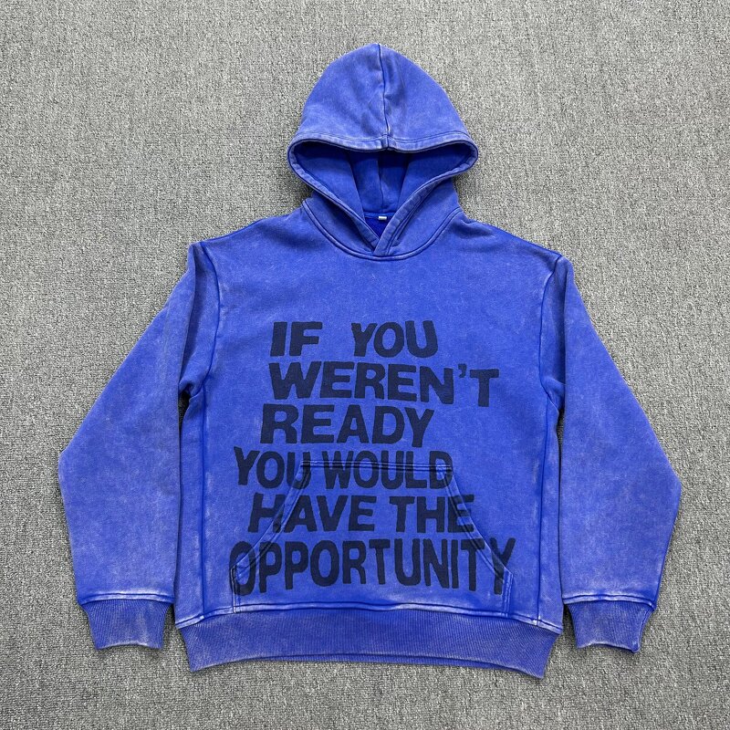 Pullover Hoodie Factory - Custom Acid Wash French Terry Streetwear