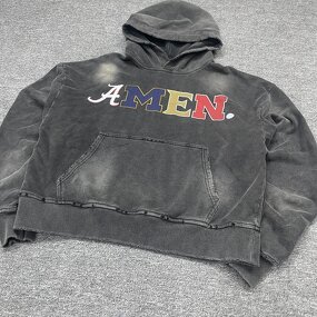 Men's Hoodie Factory - Custom Cropped DTG Print Lightweight Hoodie