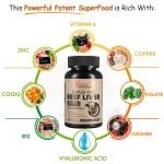 OEM Natural Iron Vitamin A, B12 for Energy Beef Liver Supplement Powder Beef Liver Capsules