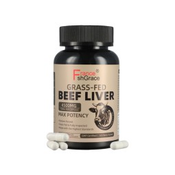 OEM Natural Iron Vitamin A, B12 for Energy Beef Liver Supplement Powder Beef Liver Capsules